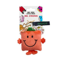 Mr Men Mr Strong sleutelhanger – zachte pluche